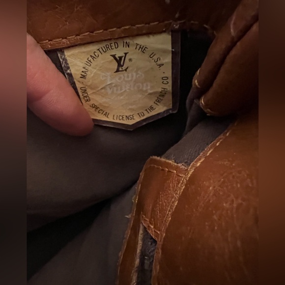 Authentic Louis Vuitton Monogram Bucket Bag 1970s Vintage with COA - Picture 4 of 6